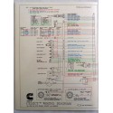  NEW Cummins L10, M11, N14 Celect Engines Electrical Wiring Diagram Laminated Brochure